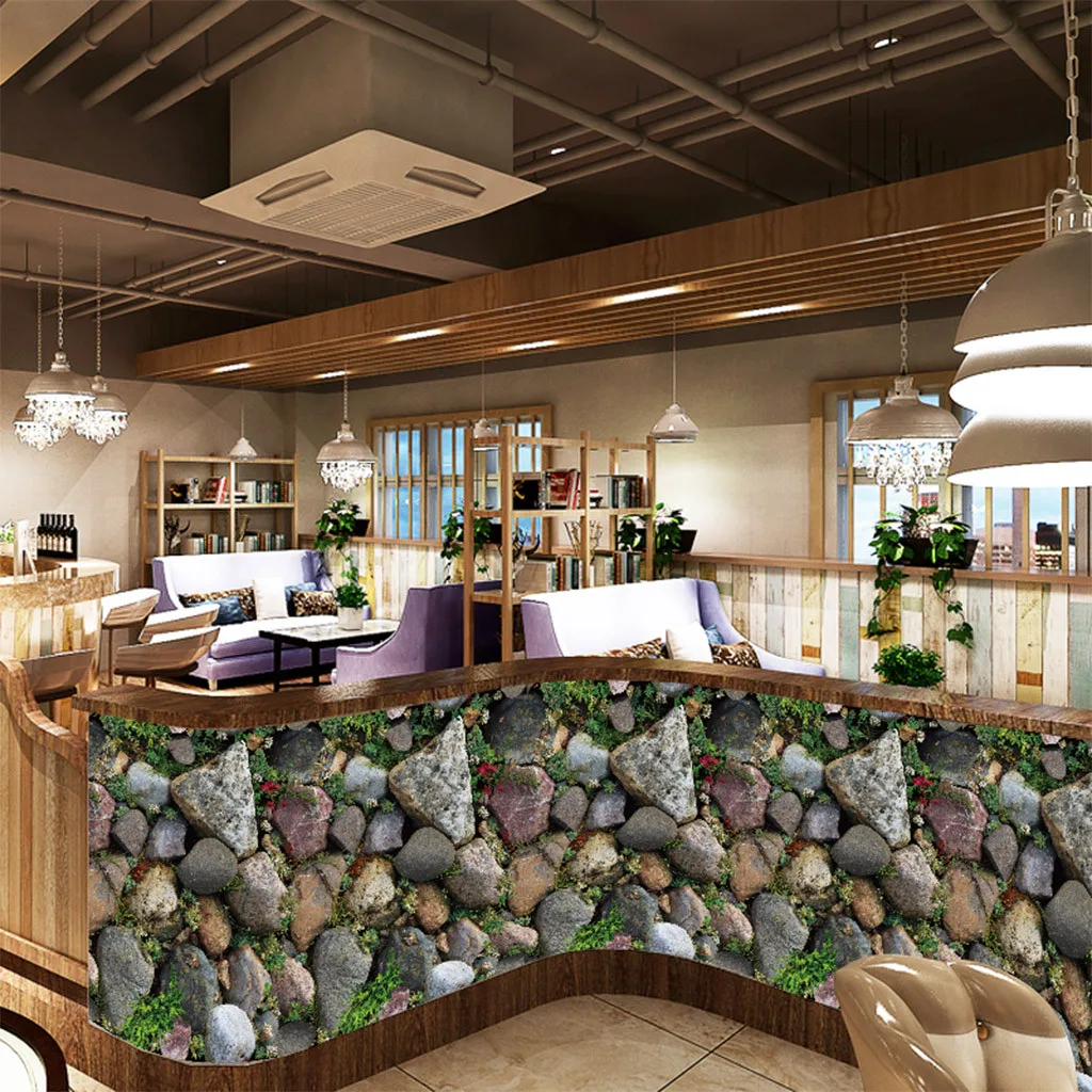 Водостойкая Наклейка на стену с изображением кирпича самоклеящиеся обои