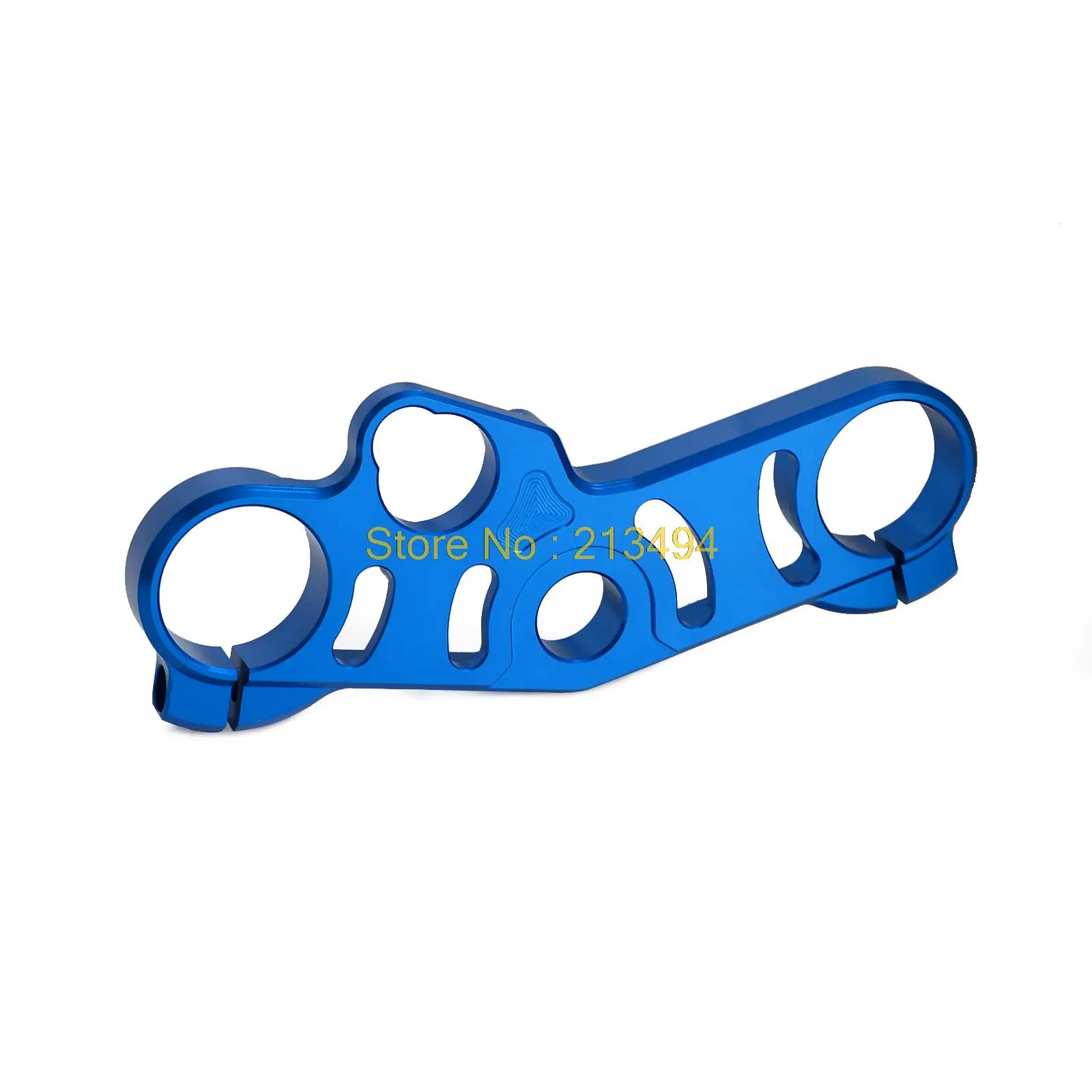 Blue CNC передняя вилка опускание тройной дерево верхний зажим для Suzuki GSXR600 GSXR750 2006-2009 GSXR1000 2007 2008 - Цвет: Blue