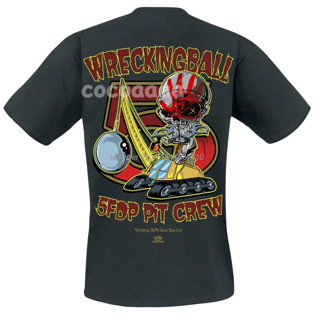 19 дизайнов уличная Harajuku Five Finger Death Punch ropa mujer рок рубашка 5FDP Hardrock тяжелый металл панк череп camisetas