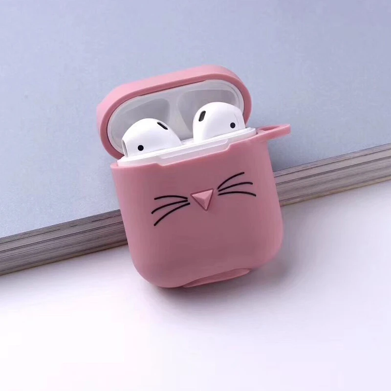 Чехол для AirPods, милый мультяшный защитный чехол, милый для Airpods, беспроводной чехол для наушников, аксессуары для Air pods, чехол для наушников