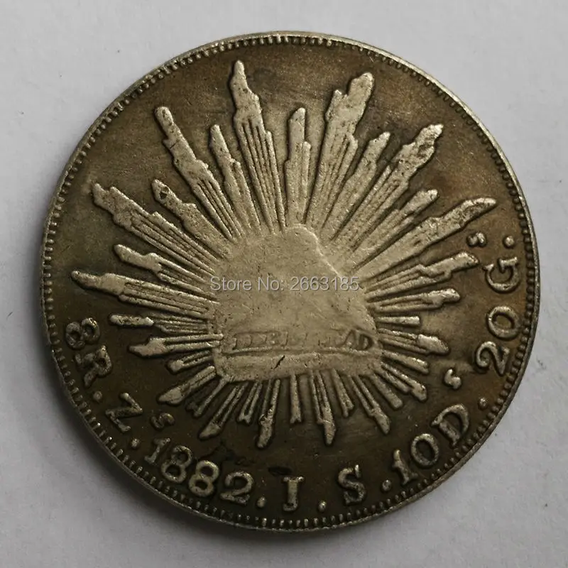 Горячая Антикварная имитация медной монеты счастливые серебряные Дракон