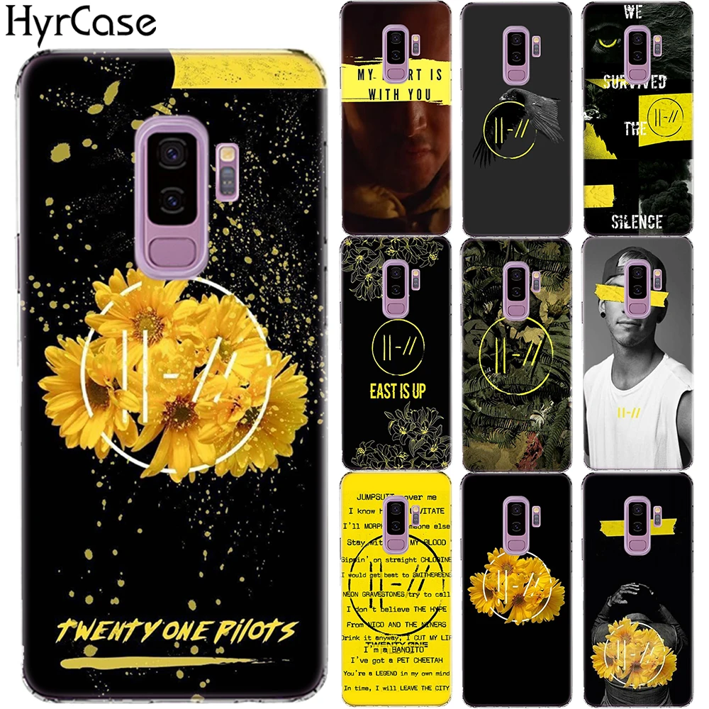 Мягкий чехол из ТПУ Twenty One Pilots 21 для Samsung Galaxy S5 Mini S6 S7 Edge S8 S9 Plus прозрачный Etui Funda