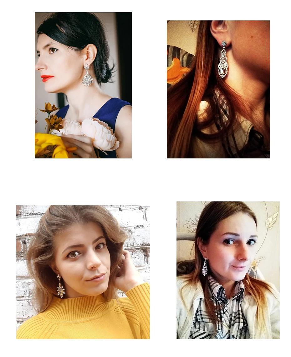 Miallo, модные, австрийские кристаллы, сплав, для невесты, длинные серьги для женщин, для свадьбы, большие серьги для невесты, подружек невесты