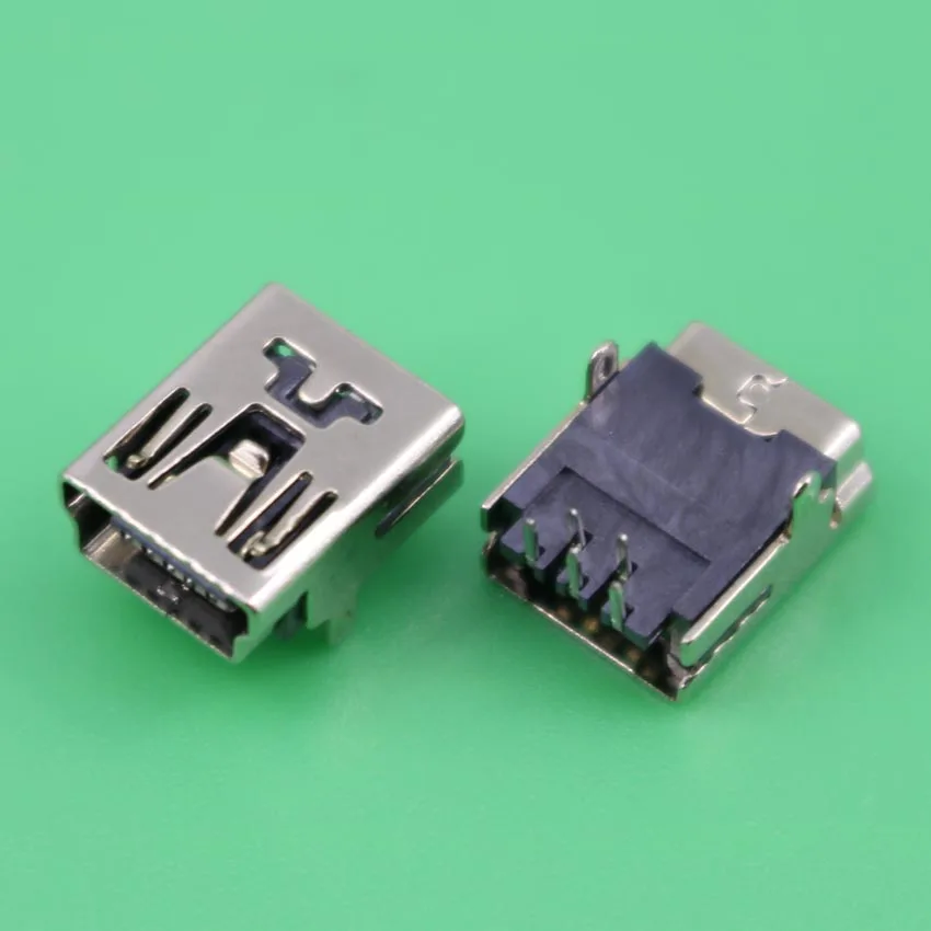 

YuXi Mini USB Jack гнездовой разъем 5-контактный 90 градусов