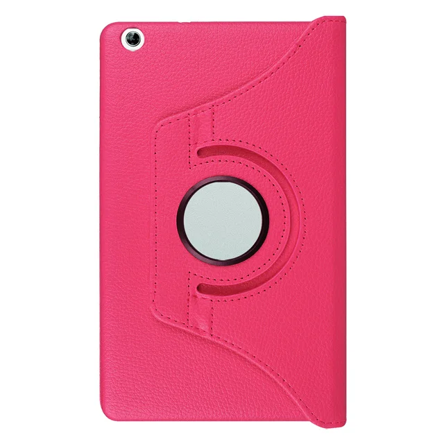 Rose Red Вращающийся на 360 градусов чехол для huawei MediaPad M3 Lite 8,0 CPN-W09 CPN-AL00 складной чехол-подставка PU чехол для huawei M3 Lite 8 Tablet Funda - Цвет: Rose Red
