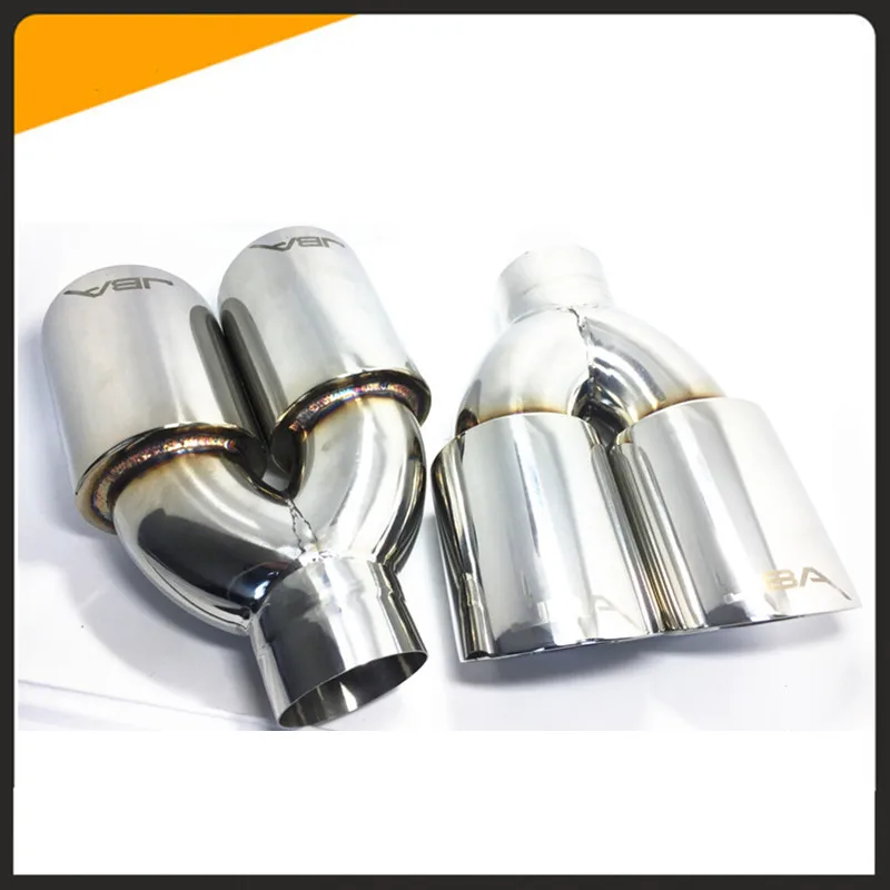 Универсальный автомобильный глушитель выхлопной наконечник трубы на входе 76 мм