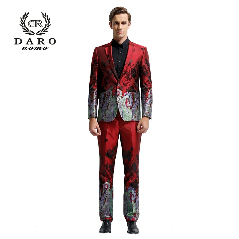 Мужской Блейзер DARO 2020 облегающий Повседневный пиджак брюки Свадебная вечеринка |