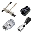 Горный велосипед набор инструментов для ремонта 4 в 1 инструменты для горного велосипеда для коленчатого вала снять маховик от порезовповязка на запястье для защиты от цепьоси инструменты велосипеда Запчасти