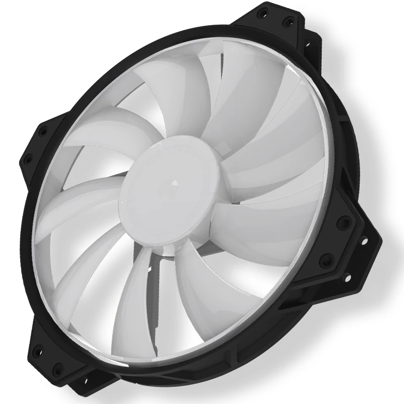 Кулер Мастер MF200R 20 см 12V RGB охлаждающий вентилятор PC чехол 200x200x25 мм тихий