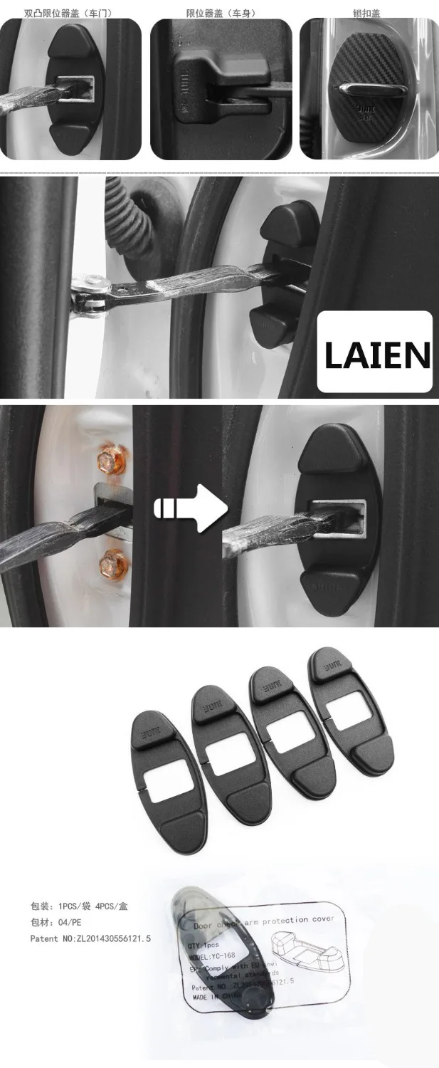 

MX-2 car accessories Car door limiting stopper covers case for Toyota Corolla Camry RAV4 PRADO Yaris Prius car styling