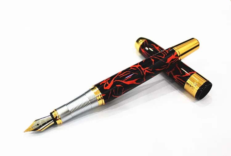 Красная перьевая ручка JINHAO 250 высококачественные ручки деловой подарок школьные