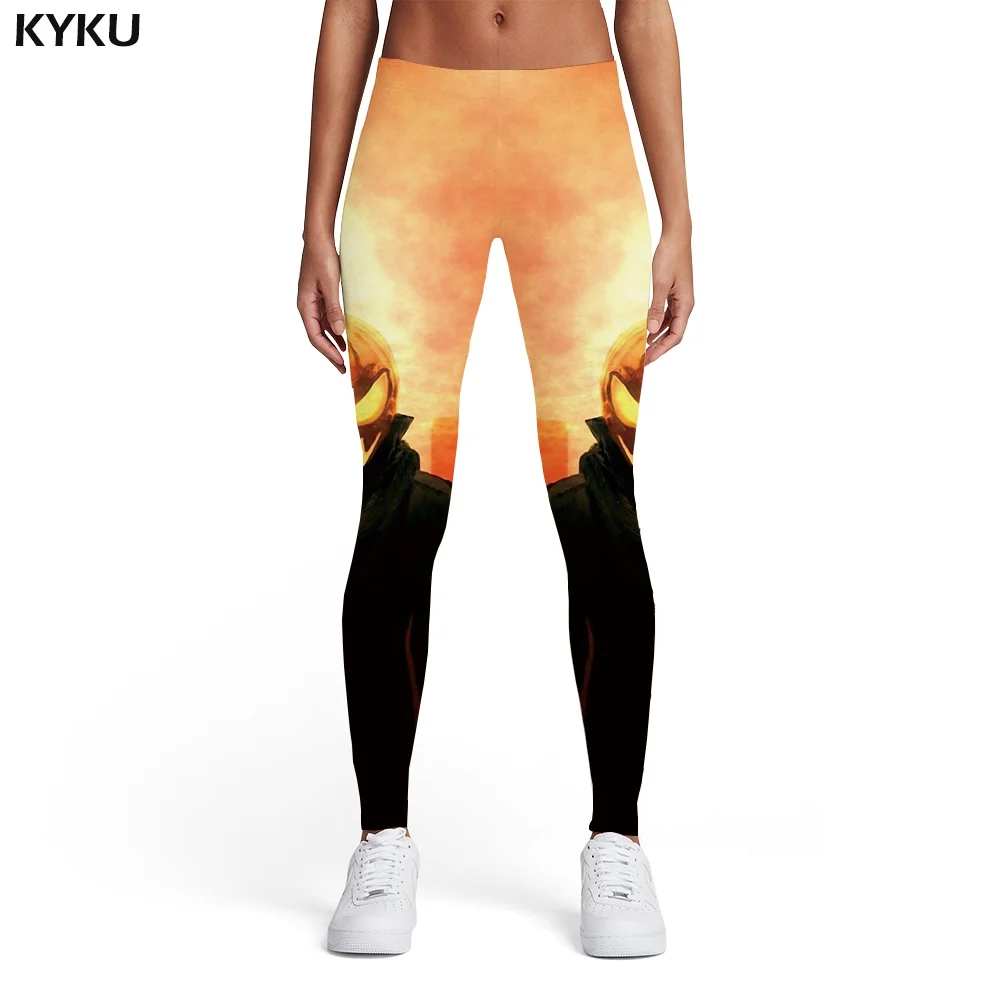 Ladies leggings09 KYKU Psychedelic леггинсы женские красочные сексуальные Ретро Леггинсы графика брюки готический спандекс женские s Леггинсы Брюки повседневные - Цвет: Ladies leggings09