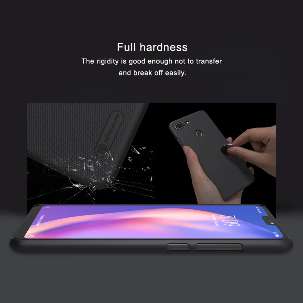 Чехол-накладка для Xiaomi mi 8 Lite 6 26 ''Nillkin матовая жесткая задняя крышка