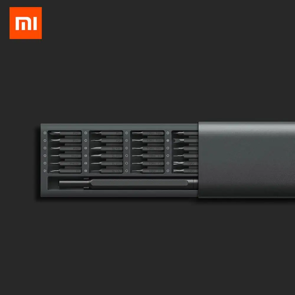 wiha Xiaomi Mijia Wiha, набор винтов для ежедневного использования, 24 прецизионных магнитных биты, алюминиевая коробка, Набор отверток для умного дома C2 - Цвет: wiha