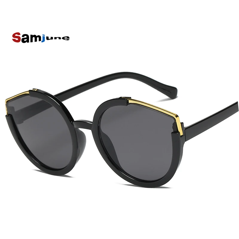 

Солнцезащитные очки Samjune для мужчин и женщин, винтажные круглые брендовые оправы, зеркальные линзы, Ретро стиль, de sol