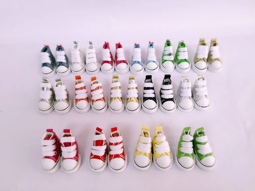 Туфли для кукол Blyth 3 8 см из ткани и кожи | Игрушки хобби