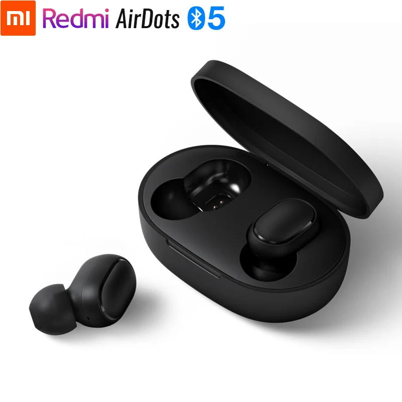 redmi airdots Xiaomi AirDots Youth Bluetooth гарнитура TWS True беспроводной стерео милый мини 4,2g светильник Наушники управление зарядным устройством - Цвет: redmi airdots