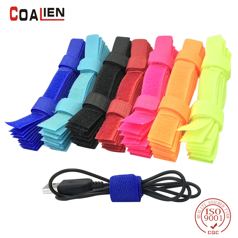 COALIEN 10pcs/50pcs Colored Cable Winder Wire Organizer Earphone Holder Cord Management Protector | Электроника