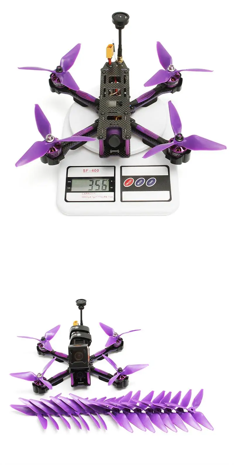 Eachine мастер X220S гоночного дрона со съемкой от первого лица Полетный контроллер омнибус F4 5,8G 72CH VTX 30A Dshot600 2206 2300KV 800TVL CCD ARF