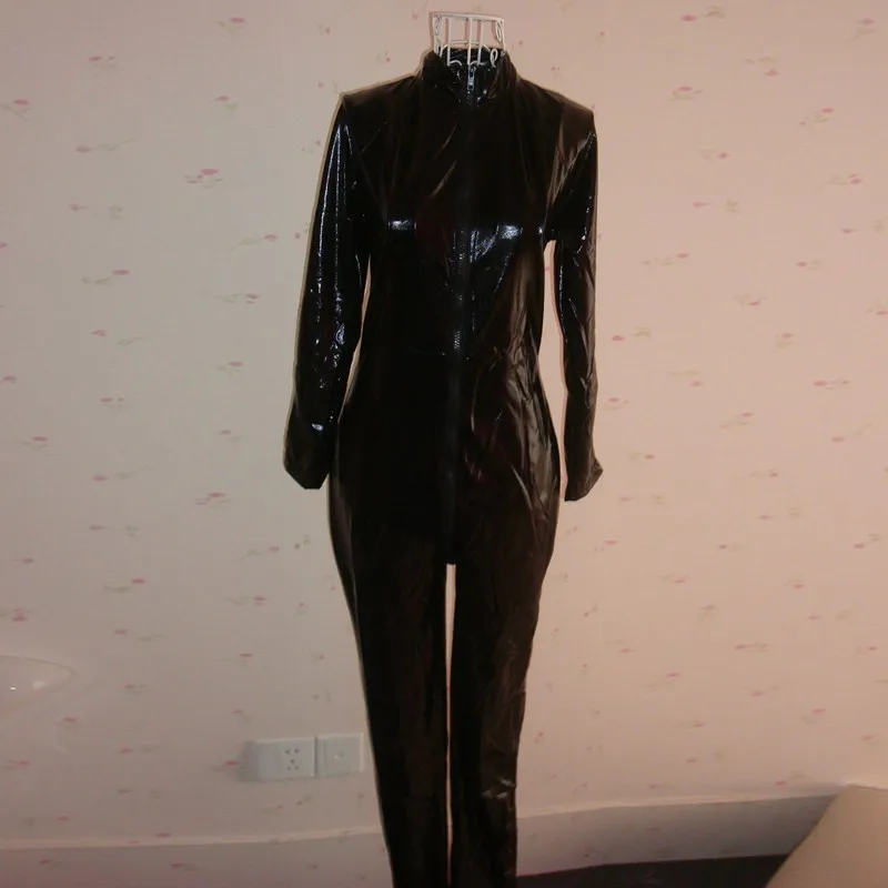 Плюс размер S-XXXL для мужчин и женщин новый сексуальный черный боди из