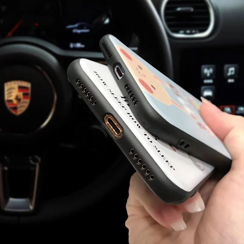 Прекрасный репа Кролик чехол для телефона iPhone 6 S 7 8 X случае Coque задняя крышка Apple