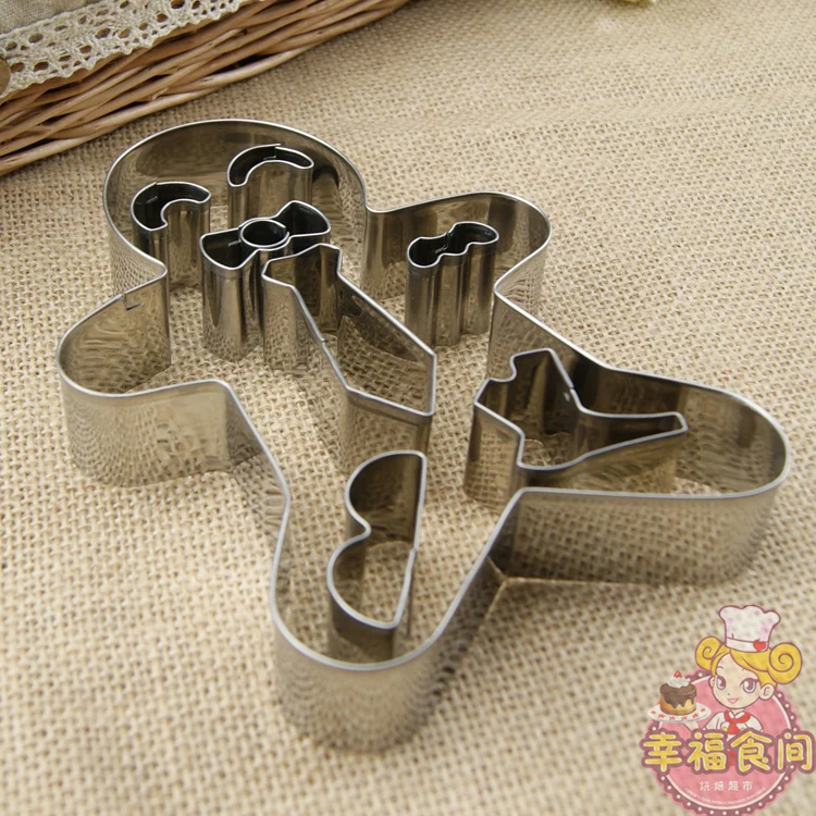 Рождественские инструменты для резки печенья Имбирные пряники из алюминиевого