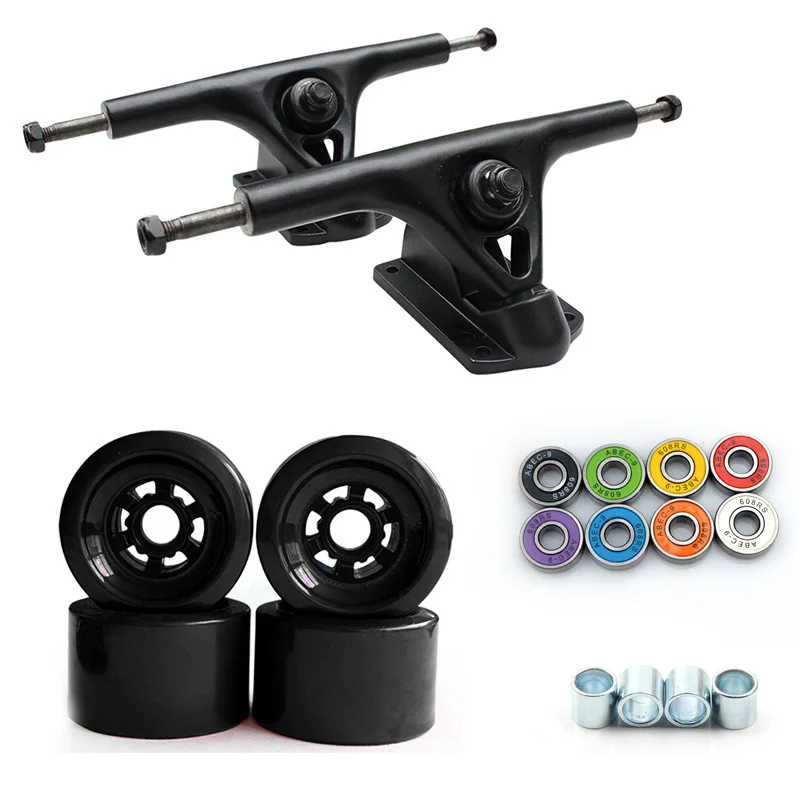 

New 8 inch longboard truck electric skateboard big wheel Road wheel ABEC-9 bearings 270mm bridge 97*52mm 78A skateboard wheels