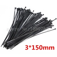 1000pcspack nylon cable ties 3150mm width 2 5mm black color factory standard self locking plastic wire zip tie high quality