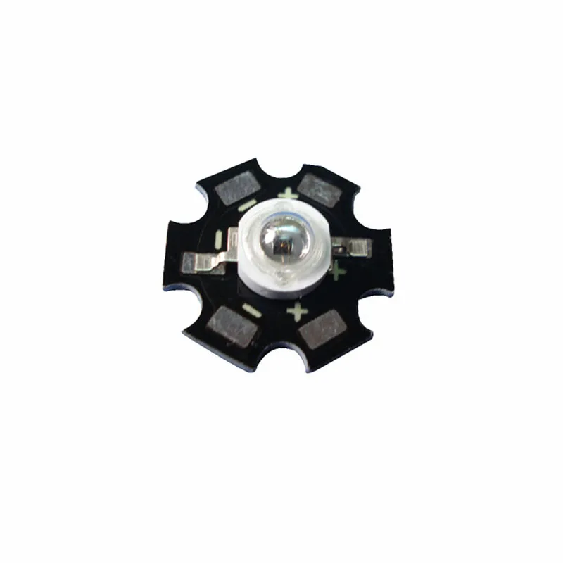 

100X best quality 3W 940nm infrared IR high power led diode emitter with heat sink free shipping