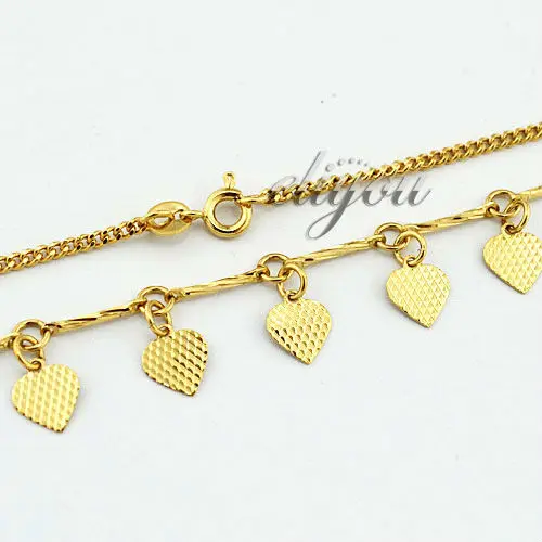 Новинка 2 мм модные ювелирные изделия для женщин и девушек 10 сердечек амулеты