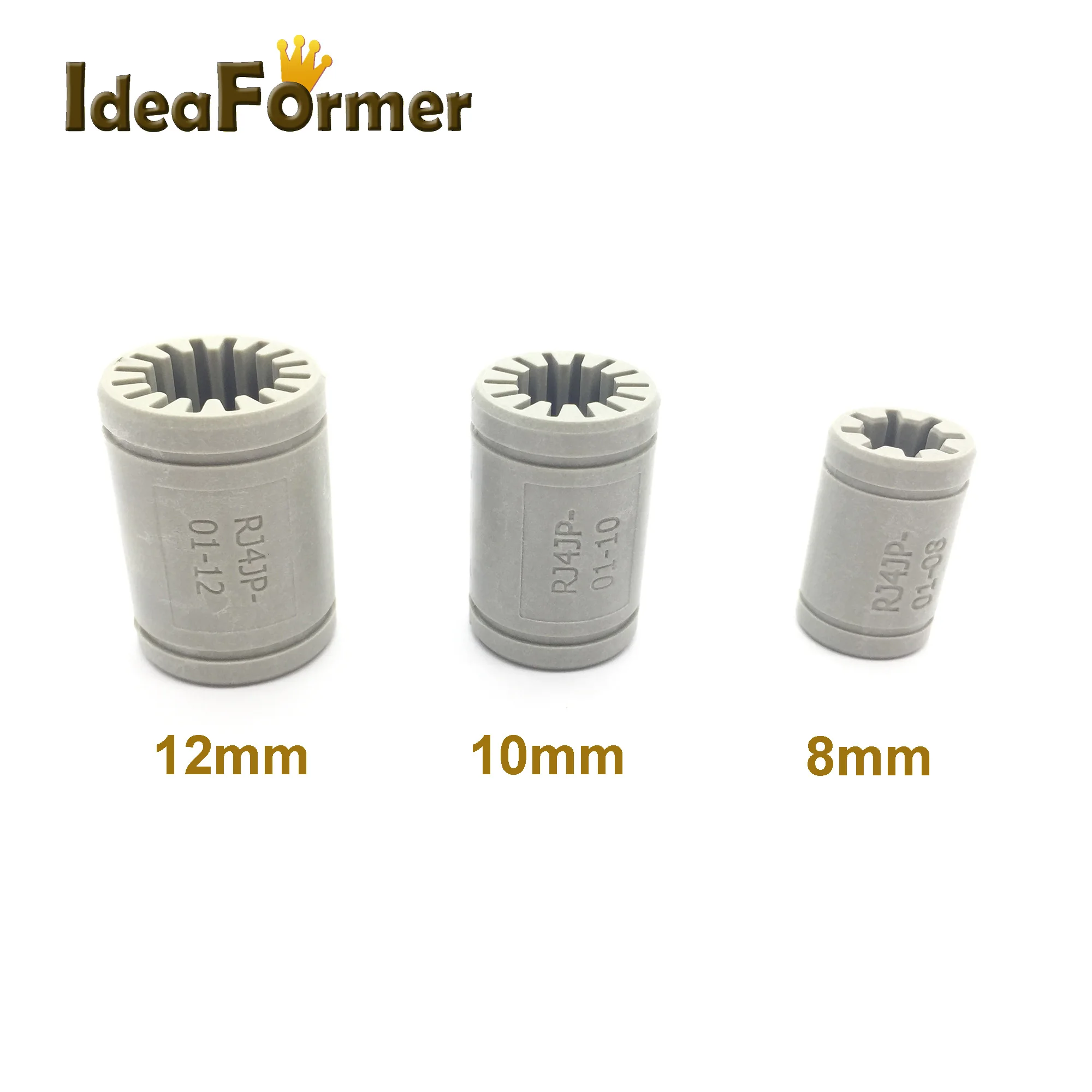 RJ4JP на возраст от 0 до 8 10 12 пластиковых LM8UU 8 10 12 мм линейные шариковые baearing втулка Буш 3D ЧПУ Reprap аксессуары RJ4JP-01-08