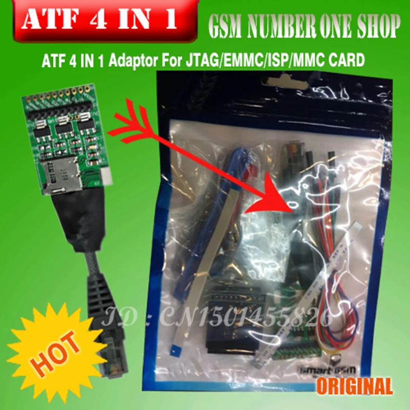 NEUE ATF BOX 4 в 1 Ultimative JTAG/EMMC/ISP/MMC адаптер|jtag emmc|jtag ispjtag adapter |