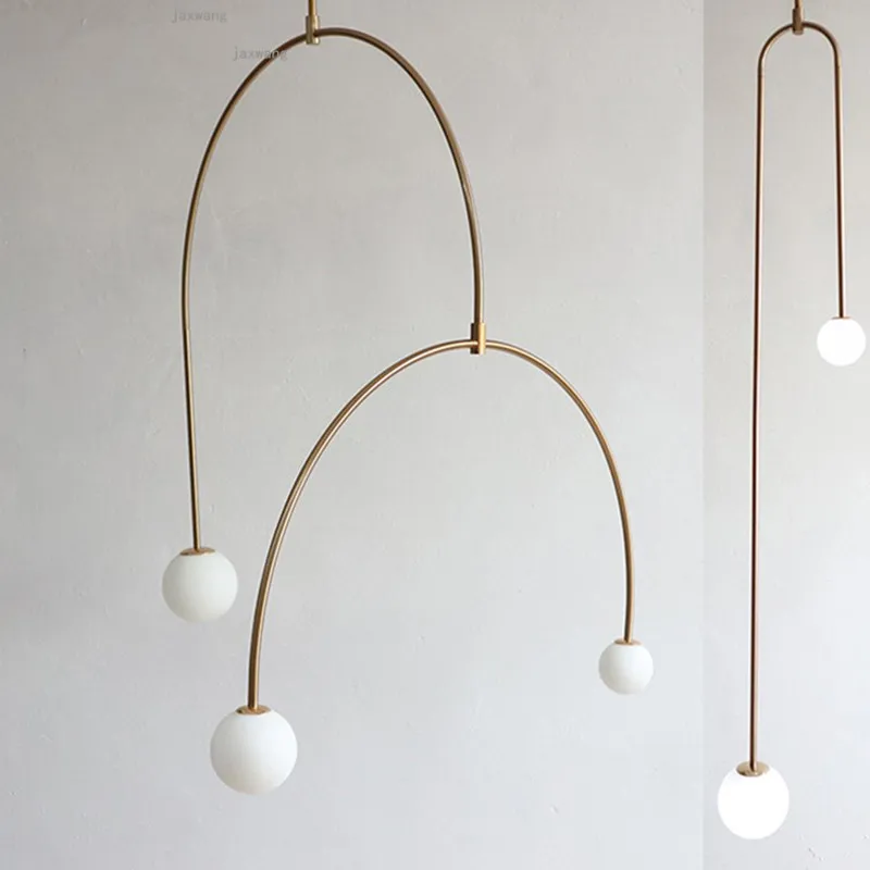 Скандинавские потолочные люстры в гостиной светодиодный светильник для спальни