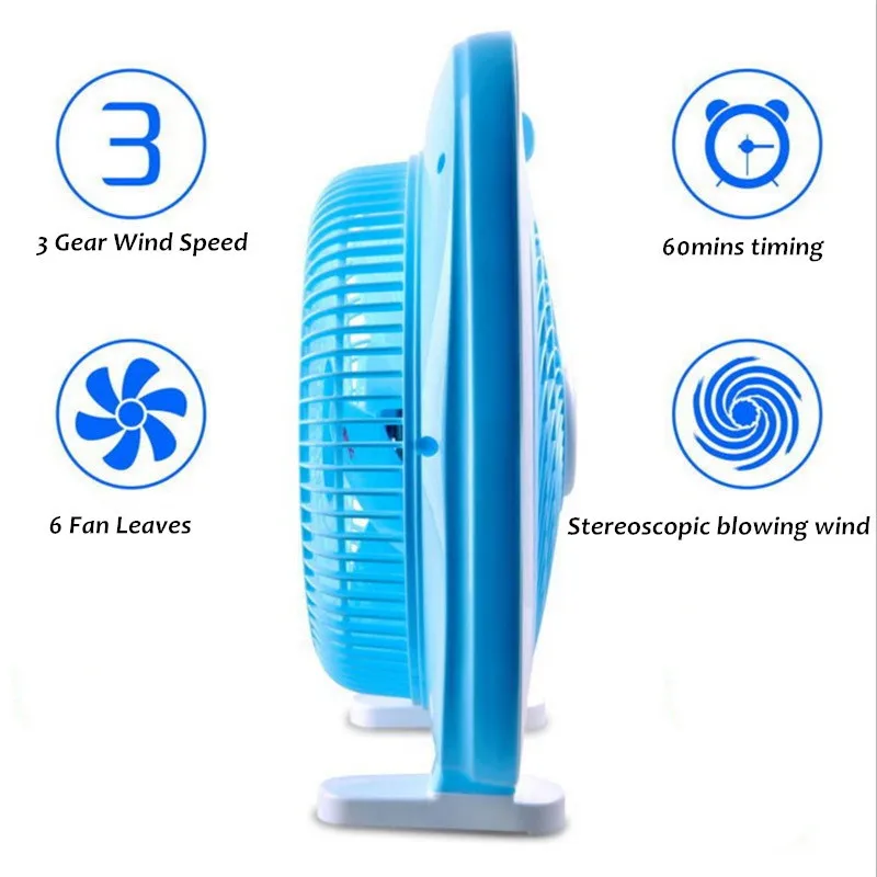 Timing page fan table desktop mini student dormitory home silent floor ITAS6669A | Бытовая техника