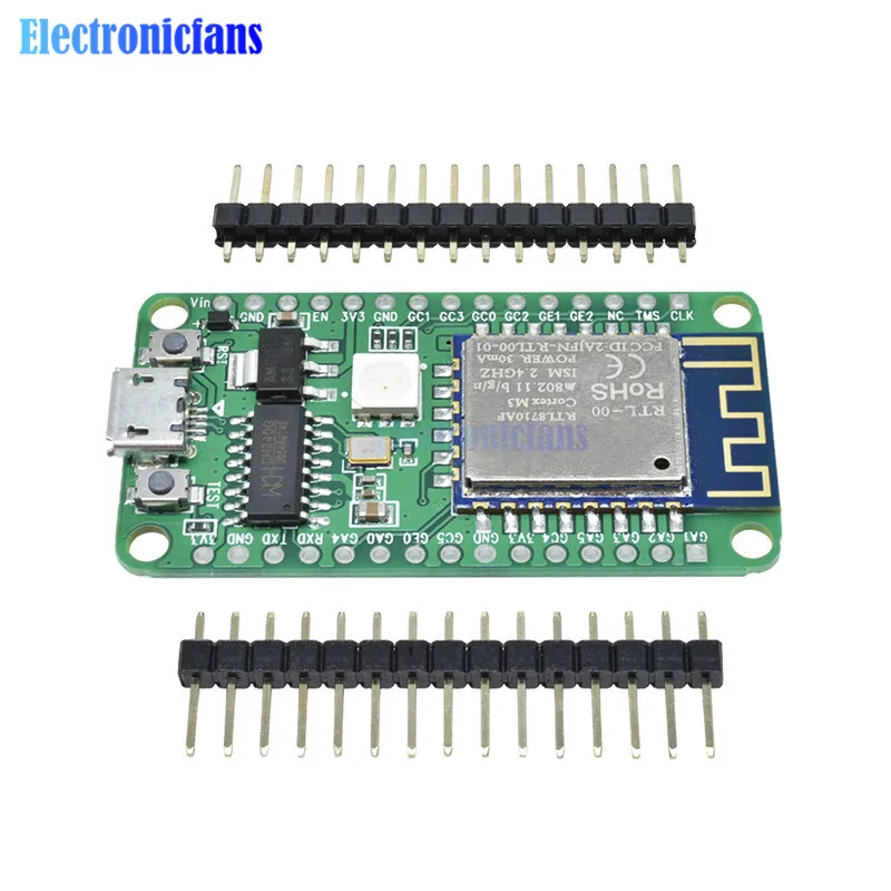 1 шт. Nodemcu RTL8710 WiFi беспроводной модуль трансивера тестовая Плата развития передатчик приемник для Arduino