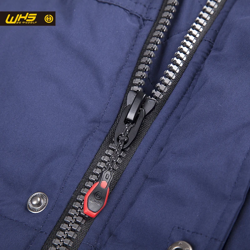 WHS НОВАЯ Мужская куртка зимой толстые теплые пальто мужской тепловой куртки