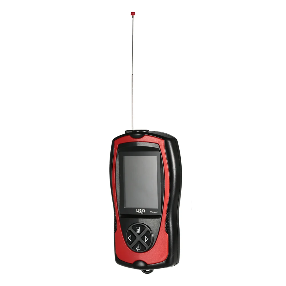 Lixada Portable Fish Finder 2.4inch LCD Wireless Sonar Transducer Depth Locator ICE / Ocean Boat Alarm Detector Pesca | Спорт и