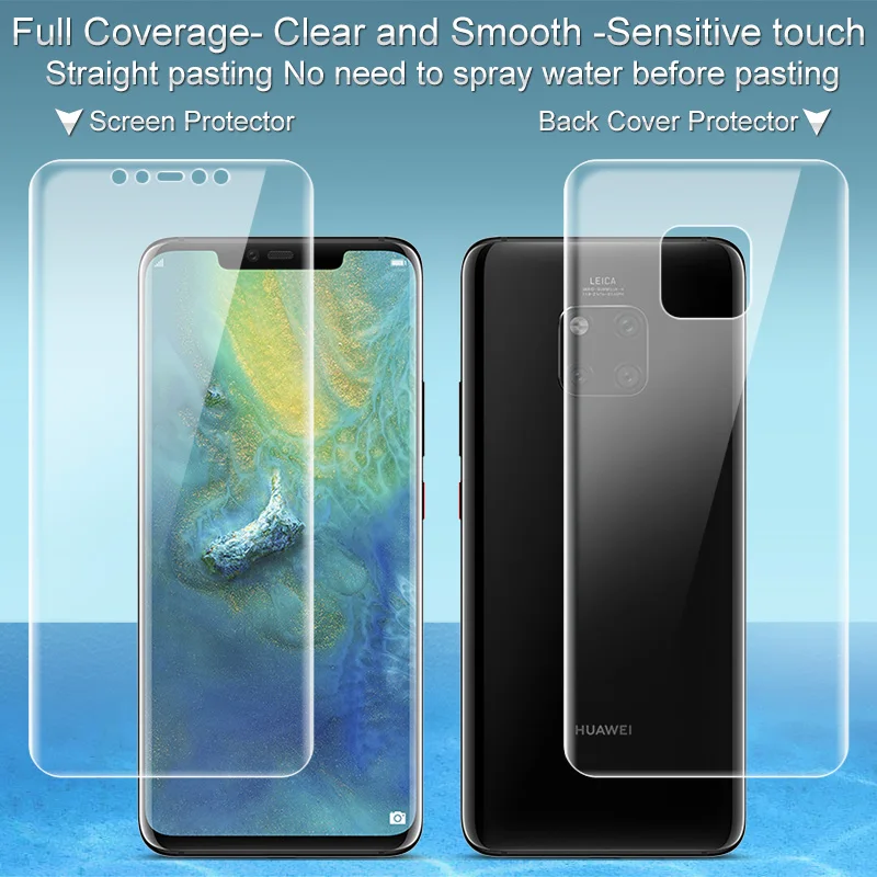 IMAK Hydrogel III 3 пленка для Huawei Mate 20 Pro Lite защита экрана задняя передняя или полная