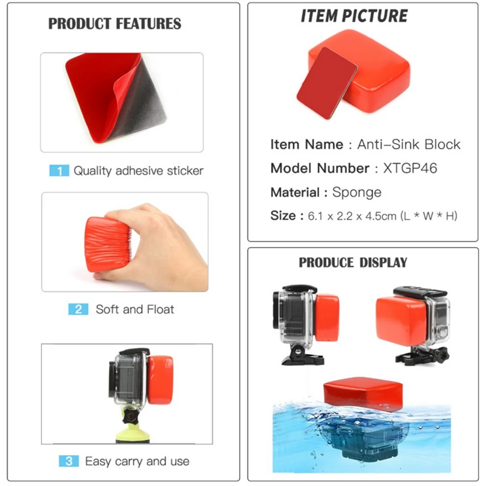 Аксессуары для экшн камеры GoPro Hero 7 6 5 4 Black Xiaomi Yi 4K Lite 2 SJCAM SJ7 Eken H9 Go Pro крепление Sony Nikon