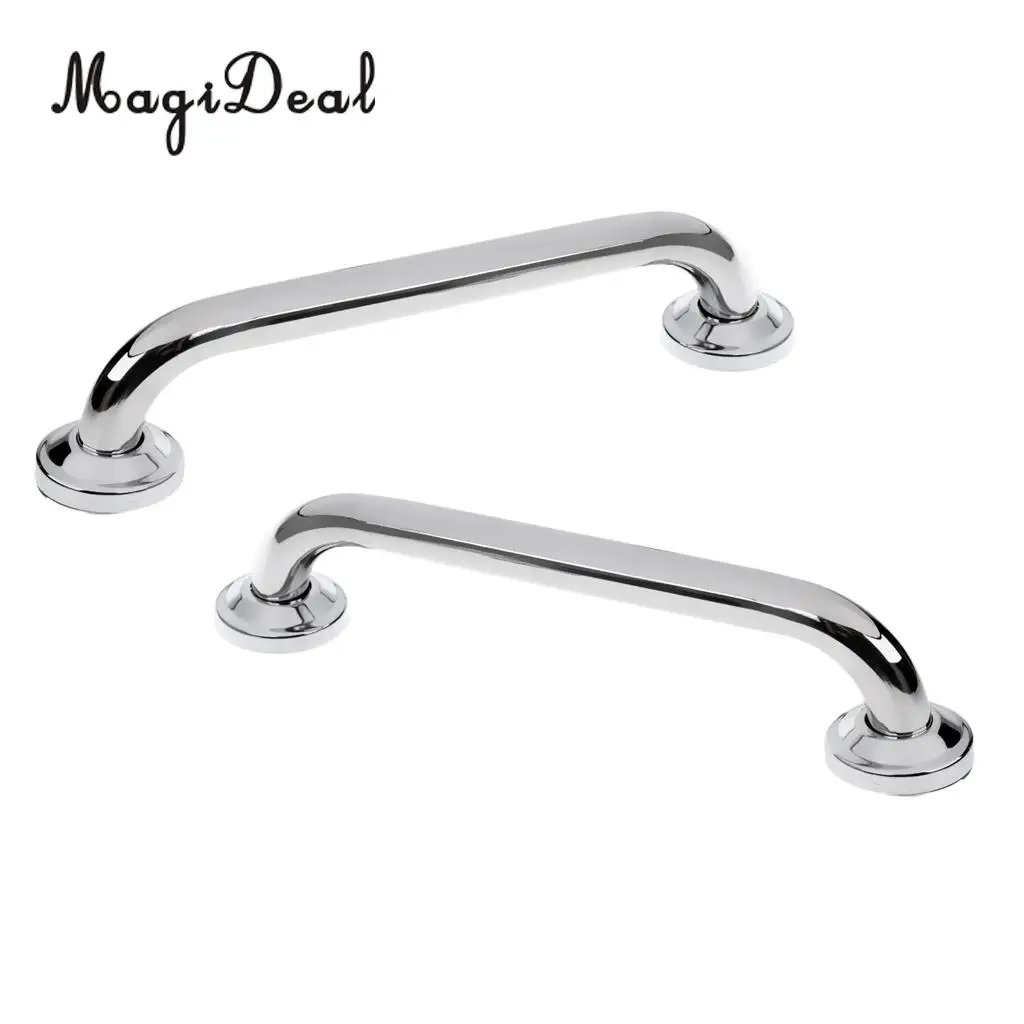 

2 Pcs 316 Stainless Steel 13'' Boat Polished Marine Yacht Grab Handle Handrail 330mm Heavy Duty for Surfing Rafting Kayak Canoe