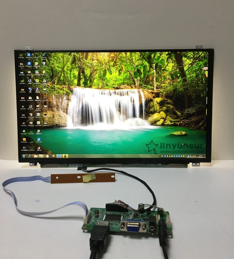 17,3 дюймов 1920*1080 ips Экран Дисплей HDMI VGA драйвер плата ЖК-панель модуль монитор ноутбук ПК Raspberry Pi 3 автомобиль