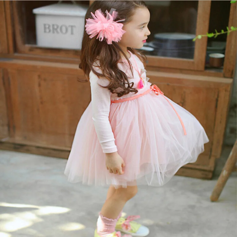 Детские платья для девочек Новинка 2020 года Весенне-осенние модели Корейские