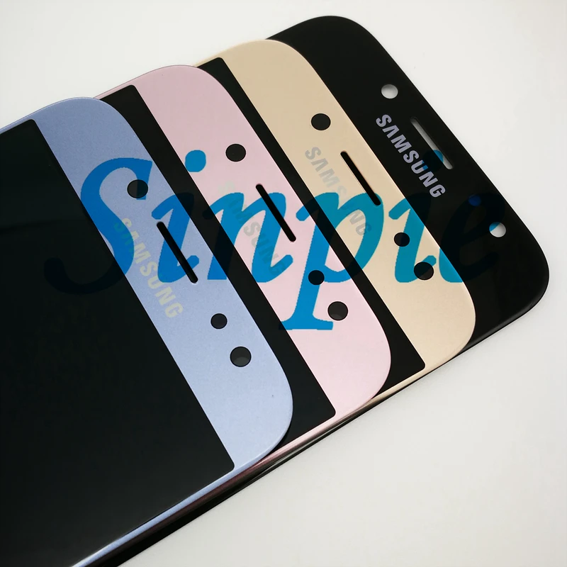 Протестированный супер Amoled для samsung Galaxy J7 Pro J730 J730F ЖК-дисплей сенсорный дигитайзер сборка замена lcd