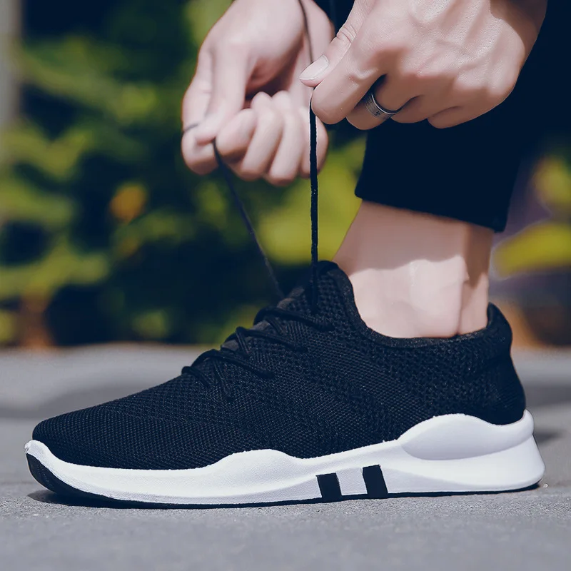 Лидер продаж прогулочная обувь для мужчин спортивные кроссовки на шнуровке