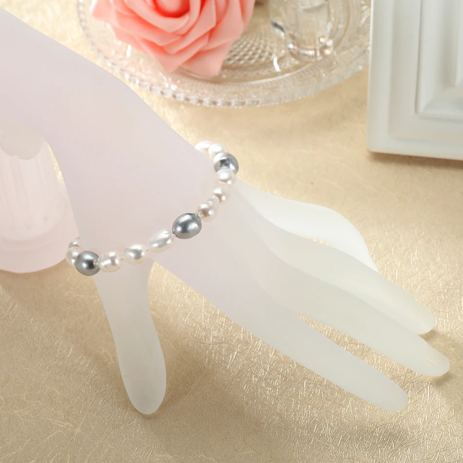 Feige специальное предложение барочный стиль белый/серый пресноводной браслет из
