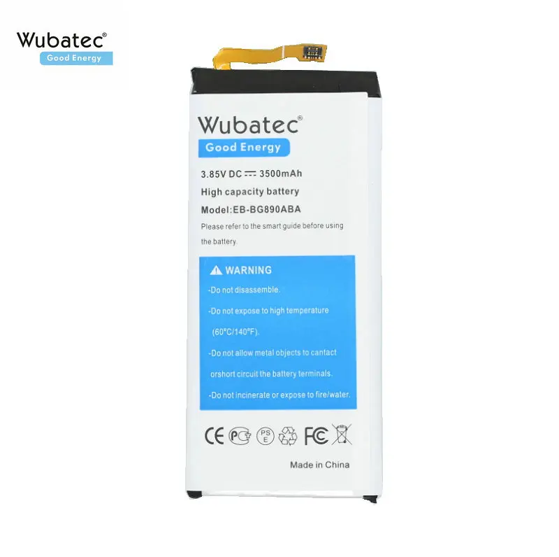 Wubatec 1x сменная батарея 3500 мА · ч для Samsung Galaxy S6 Active S 6 EB BG890ABA SM G890 G890A G870A|Аккумуляторы