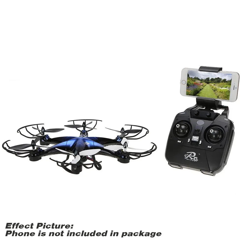 LiDi RC L6W WI-FI 2,4G 4CH 6 Axis Gyro RC Полетный контроллер с 2MP WI-FI 3D ролл Quadcopter светодиодный игрушка в виде самолета с видом от первого лица Квадрокоптер с дистанционным управлением
