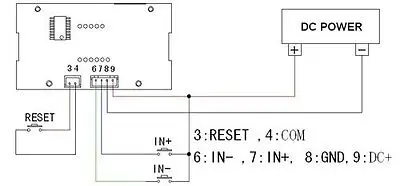 Синий DC 24V 4 значный цифровой светодиодный счетчик панели вверх и вниз