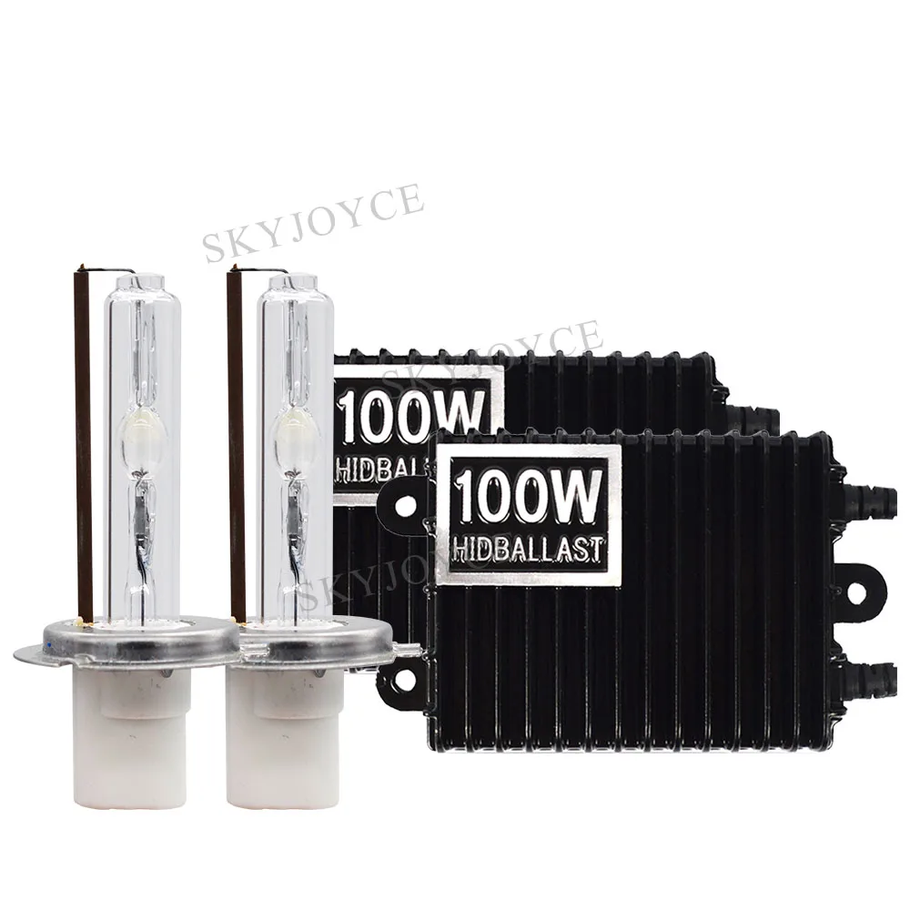 Комплект HID для автомобильных фар 75 вт 4300K 6000K H1 H7 H11 9005 D2H 12 в 100 150 вт|Лампы