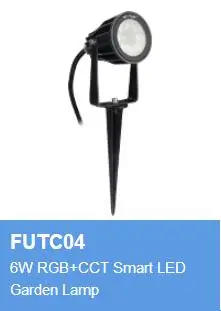 FUTC01 FUTC02 FUTC03 FUTC04 FUTC05 IP65 Водонепроницаемый 6 Вт 9 Вт 15 Вт 25 Вт RGB+ CCT светильник для газона AC 110 V-220 V DC24V открытый садовый светильник ing